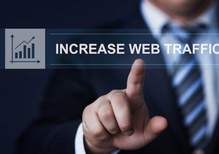businessman pressing button virtual screens